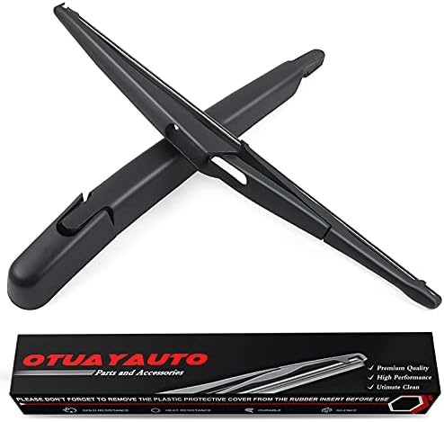 Rear Windshield Back Wiper Arm Blade Set - Replacement for Nissan Rogue 2008 2009 2010 2011 2012 2013 OE:28780-JM00A