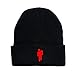 Produktbild Siskey Billie Eilish Hut,Mützen für Männer Frauen Gestrickte Billie Eilish Hut Solide Hip-Hop Skullies Motorhaube Unisex Kappe,Billie Eilish Hat-Black3