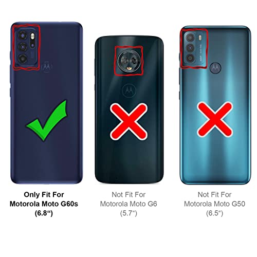 Verco Wallet Case for Motorola Moto G60s Book Cover with Magnetic Closure compatible with Motorola G60s Flip Case with Card Slots Faux Leather - Image 3