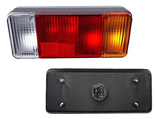 Faro Fanale Fanalino Posteriore DX Per Ducato Boxer Jumper Daily Completo di Trasparente Copertura Inferiore Gruppo Ottico Stop Retromarcia Destro Lato Passeggero