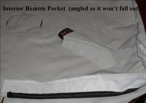 55" Outdoor TV CoverTop Premium Quality Weather Resistant Soft Non Scratch Interior Made in USA (Televisions up to 60")
