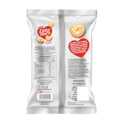 Image of Britannia Little Hearts, 75g