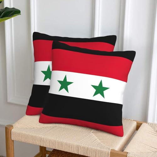 Housse de coussin république arabe syrienne impression haute définition lit