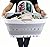SAMMART 42L (11 gallon) Collapsible Plastic Laundry Basket - Foldable Pop Up Storage Container/Organizer - Space Saving Hamper/Basket (1, White/Grey)