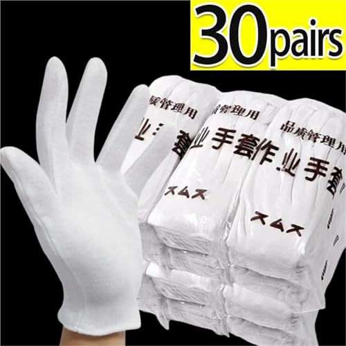 Guantes de algodón transpirables para tratamiento de manos secas M 2