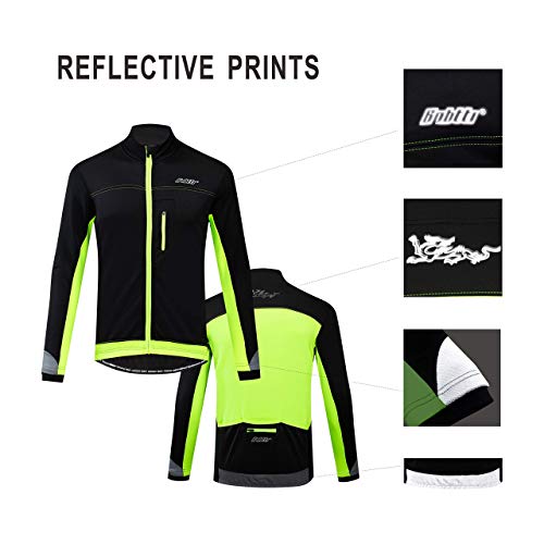 Bpbtti Men'S Softshell Cycling Running Thermal Jacket Proformance Coat For Winter thumb #5