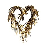 [FACILE À ACCROCHER] Collez simplement le crochet sur la porte et accrochez la couronne pour une décoration instantanée.