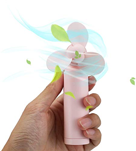 MANMEI Mini Handheld Fan, Mini Portable Pocket Fan, Little Travel Folding Fans USB