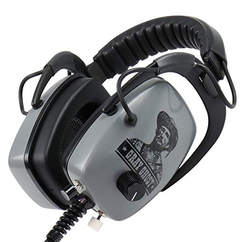 DetectorPro Gray Ghost Platinum Headphones with 1/4