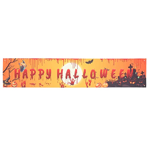 Veemoon Banner Assustador de Halloween Banner Sangrento de Halloween Pendurado Banner de Halloween F