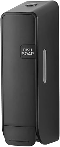 Miniatura 2 de EZbrnd 1010B-DS Eversoft - Dispensador de jabón manual de espuma para cocina, baño, oficina, caravana, Airbnb, 10.1 fl oz, color negro