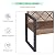 Outdoor Patio Furniture Set, 4 Piece Rattan Chairs with Coffe Table for Backyard, Balcony, Deck, Front Porch, Patio Conversation Seating Sets for Outside, Juego Muebles de Exterior(Light Brown)