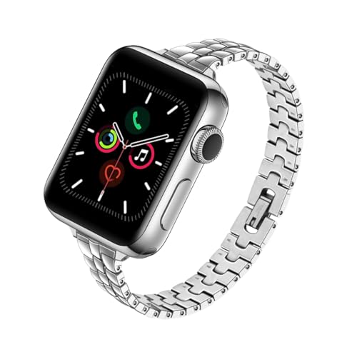 Bracelet fin en acier inoxydable pour Apple Watch | Élégance et robustesse