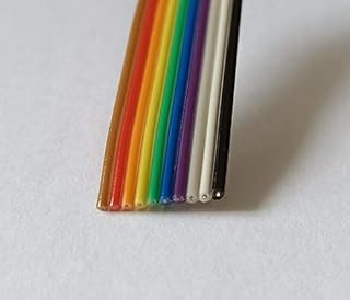 Davitu Wires & Cables - 1.27MM 10/14/16/20/26/34/40/50Pin color Parallel Ribbon flat cable wire 5M/1lot - (Specification: 50P)