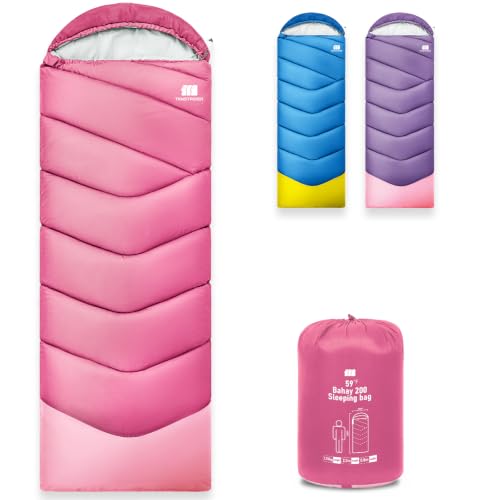 Schlafsack für Erwachsene,Schlafsack Winter, Schlafsäcke,Leichter (1.35 kg), Tragbarer & Wasserdichter Schlafsack mit Kompressionsbeutel… – Ansicht 2