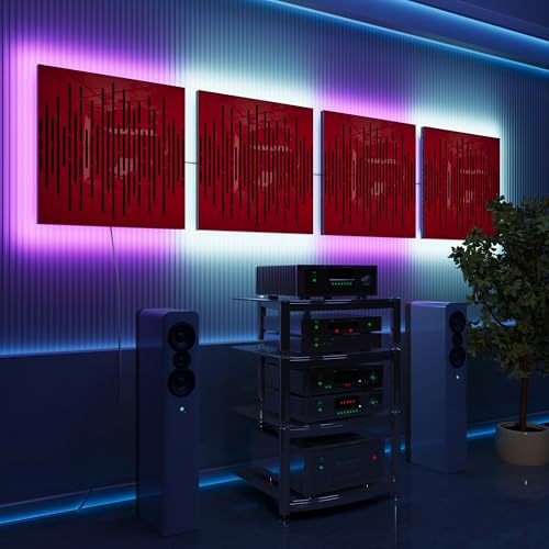 LED �z���E�H�[���p�l�� (RGB�O���[�t��) | �G�R�[�ጸ�p�o�b�N���C�g�����p�l�� | �������ȉ������� | �^�C�v: [4x WAVE ? �Ԋu�ݒu - ���ڌ^ | ���b�h�O���X�v���X�`�b�N]