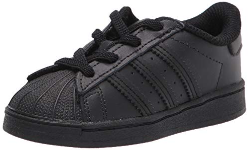 adidas Originals Kid's Unisex Superstar Black/Black/Black 3.5