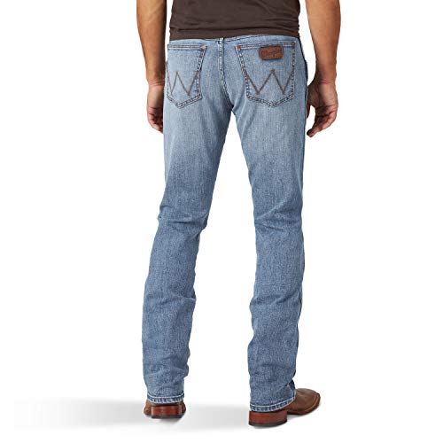 Image of Wrangler Men's Retro Slim Fit Straight Leg Jean