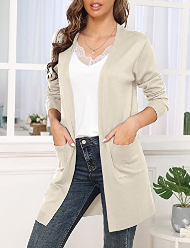 VIISHOW Women's Classic Cardigans Long Sleeve Open Front Casual Knit Cardigan Sweaters Coat Soft Outwear4