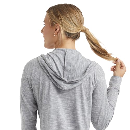 Image of Hanes Women's Lightweight Full Zip Hoodie, Textured Cotton Zip Up, T-Shirt Hoodie