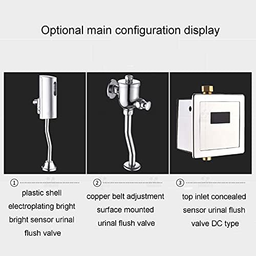 Wall-Mounted 304 Stainless Steel Urinal Ground Drainage/Wall Drainage Men's Urinals Vertical Drainage Public Toilets Used in Public Toilets Such as Schools,B