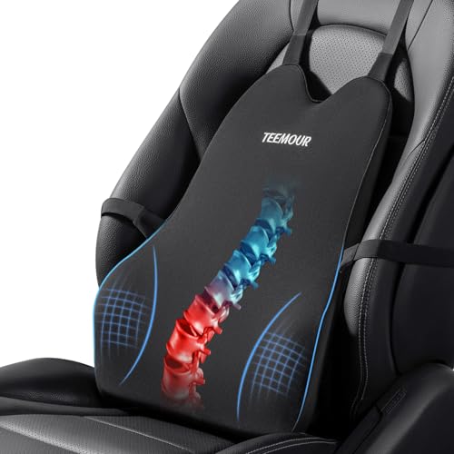 Lumbar Support Pillow for Car with Adjustable Straps