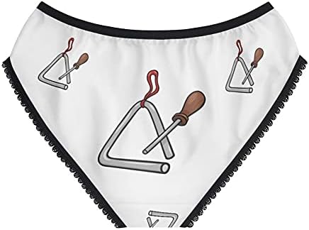 Triangle Percussion Panties, Triangle Percussion Underwear, Briefs, Cotton Briefs, Funny Underwear, Panties For Women