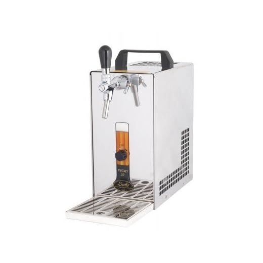 ich-zapfe Tireuse à bière, PYGMY 20, Machine à Biere, Refroidisseur à Sec 1 Sortie, 20 litres/h, Green Line