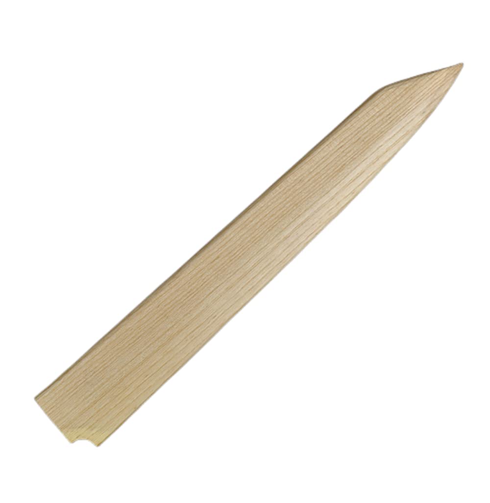 Aibote Handmade Natural White Maple Wood Japanese Chef Knives Magnetic Sheath Sakimaru Yanagiba Santoku Sakimaru Kiritsuke Deba EEL Knife Sheath Case Holder Wooden Cover (Kiritsuke,270MM)