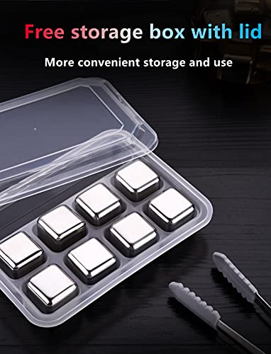 stainless steel ice cubes?Stainless steel metal, frozen ice, bar, cold beer, whiskey, red wine and ice wine, (8 pieces)