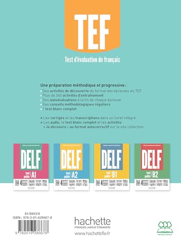 TEF test d'évaluation de français [Nouvelle édition] - Livre d'entraînement – vue 2