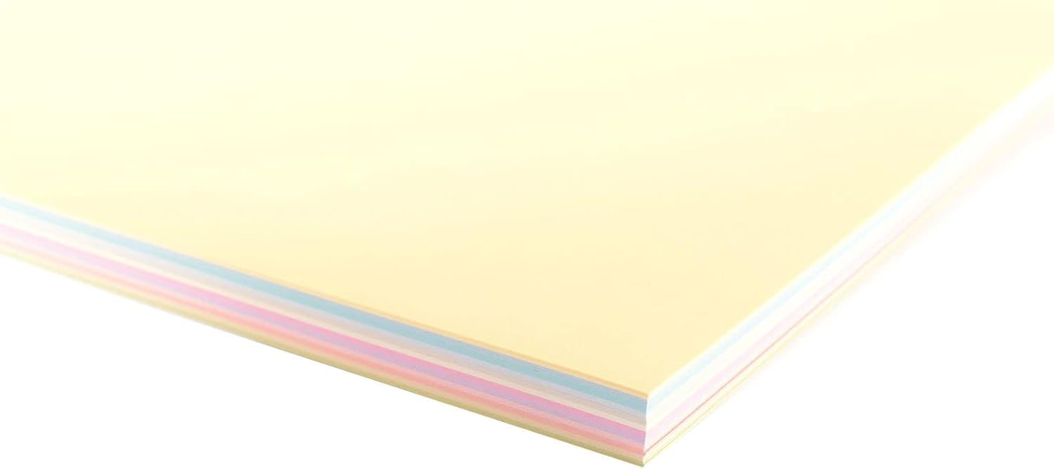 Florence Cardstock Smooth - Coloured Card Making Supplies 12 x 12 inch - Multi - 20 Sheets - Coloured Paper for Scrapbooking, Card Making, Die Cutting and Paper Crafts - 216 GSM - Pastel 4 41e4jLZ9HkL. AC SL1500