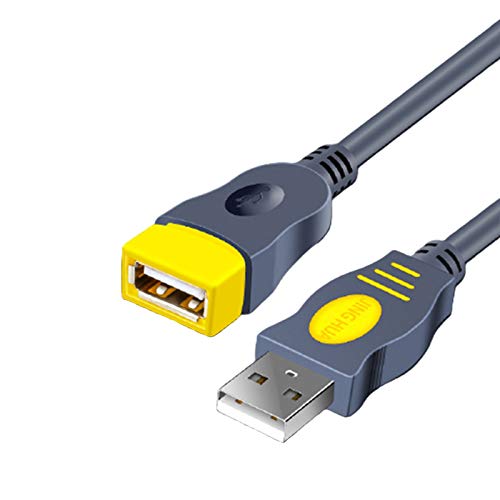 Hosyl USB 2.0 Extension Cable, USB A Male to Female Extension Lead for Gamepad, Flash Drive, Mouse, Keyboard, Printer, Scanner, Card Reader,Webcam, USB Headset, Security Camera,Gray (10FT/3M) Hosyl USB 2.0 Extension Cable, USB A Male to Female Extension Lead for Gamepad, Flash Drive, Mouse, Keyboard, Printer, Scanner, Card Reader,Webcam, USB Headset, Security Camera,Gray (10FT/3M)