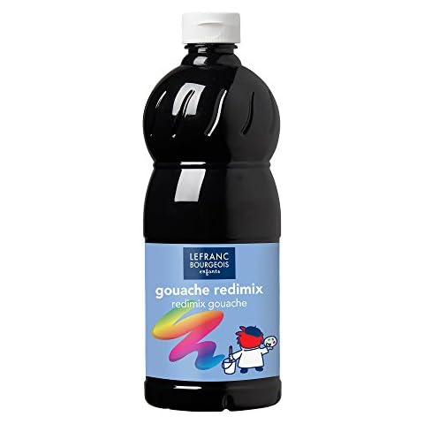 Gouache liquide Lefranc Bourgeois 1L Noir Cover