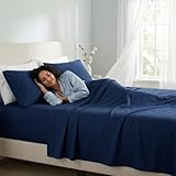 Pantrypoet 800 Thread Count 100% Egyptian Cotton Sheets Cal King Size - 4 Piece Set Luxury Sateen Bedding, Cooling & Breathable, 15