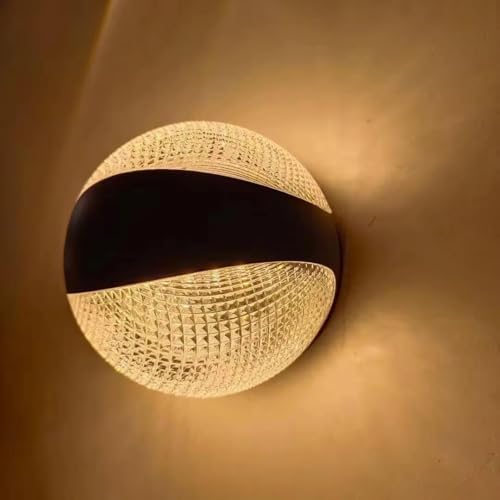 Image of blissbells Wall Lamps & Sconces (Black Strip Round Warm)