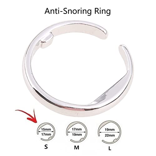 MinnowXY Anti Snoring Ring Practical Apnea Sleeping Aid Stop Snoring Device Against Insomnia