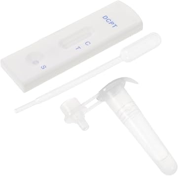 CRAFTHROU Dog Pregnancy Test Kit Easy-to-use Plastic Test Strips for Canine Early Detection with Fast Diagnosis, White Colour at Home for Veterinary and Travel Use