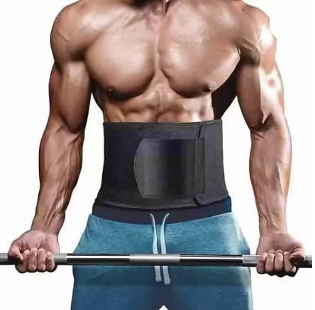 Aibing Premium Sauna Sweat Belt for Weight Loss – Waist Trainer Stomach Trimmer for Men & Women – Non-Tearable Neoprene Waist Belt for Gym,...