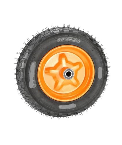Pneu pneumatique 300-8 pour réparer une roue de chariot de 14 pouces