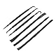 Yctze Pry Bar Kit - 6PCS/Set Doppelendige Hebelstange Hakenset, ABS Kunststoff Schwarz, Zum Entfernen von O-Ring-Dichtungszubeh?r, Demontage-Hebelstange, Montage-Hebelstange