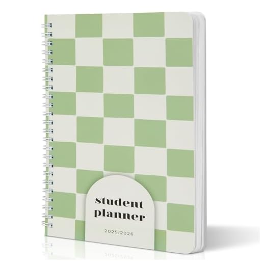 Aesthetic 2025-2026 Student Planner To Stay Organized - A Beautiful 8.5" x 5.5" Planner for Middle and High School Students with Weekly & Monthly Spreads For The 25-26 Academic Year