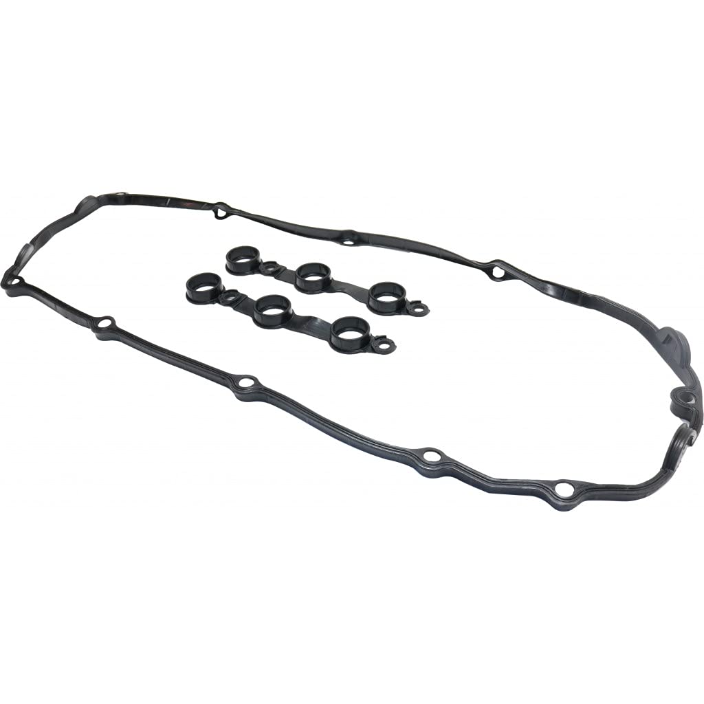 for BMW Z4 Valve Cover Gasket 2003 | w/Spark Plug Tube Seals | 6 Cyl | 2.5L / 2.8L / 3.0L Engine | Rubber Material