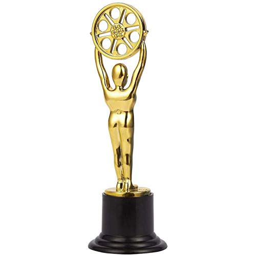 WEIFAN Trophée en Plastique plaqué Or - Mini trophées pour Les cinéastes Cinéphiles Fêtes à thème pour Les Jeux de Sport… - Image 5