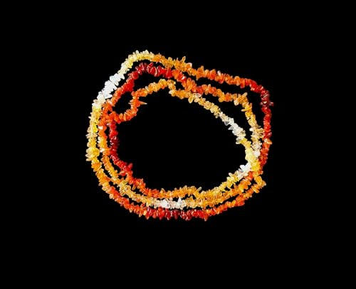 Opale de feu naturelle AAA perles lisses pour bijoux d'exception - 7