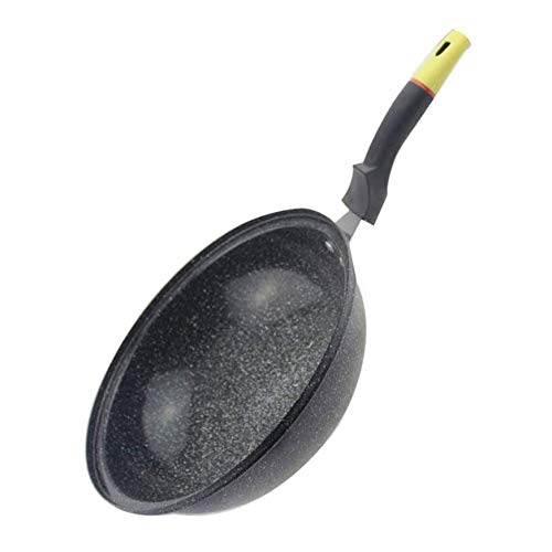 Wok antiadherente acero inoxidable con tapa 32 cm miniatura 3