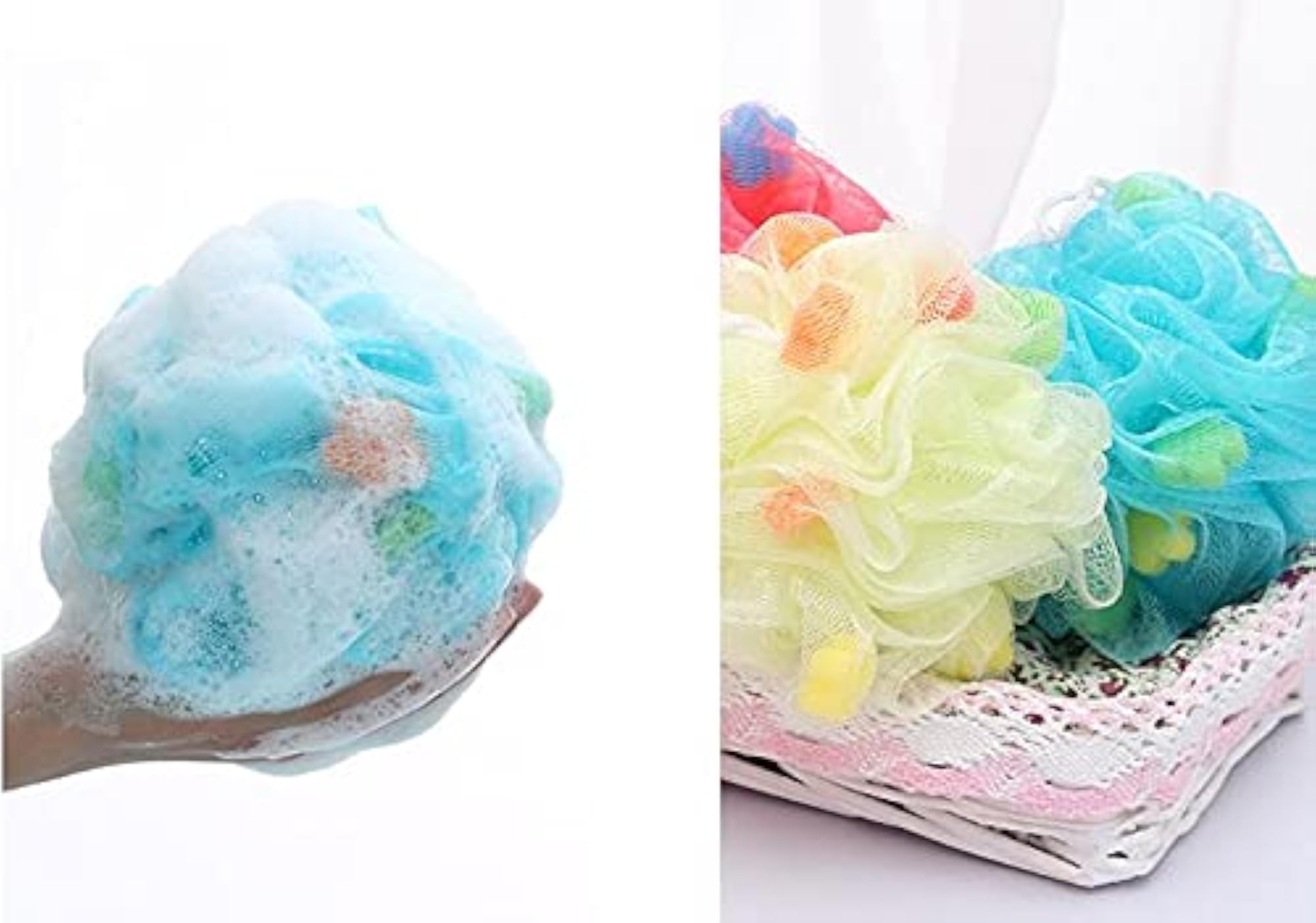 Body Cleaning Bubble Bath Ball Shower Soft Sponge