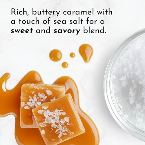 Image of Salted Caramel Protein Powder - 25-Serving Blend with 100% Grass-Fed Whey & Organic Plant Proteins - Flavored with Real Ingredients - Supports Muscle Recovery & Energy
