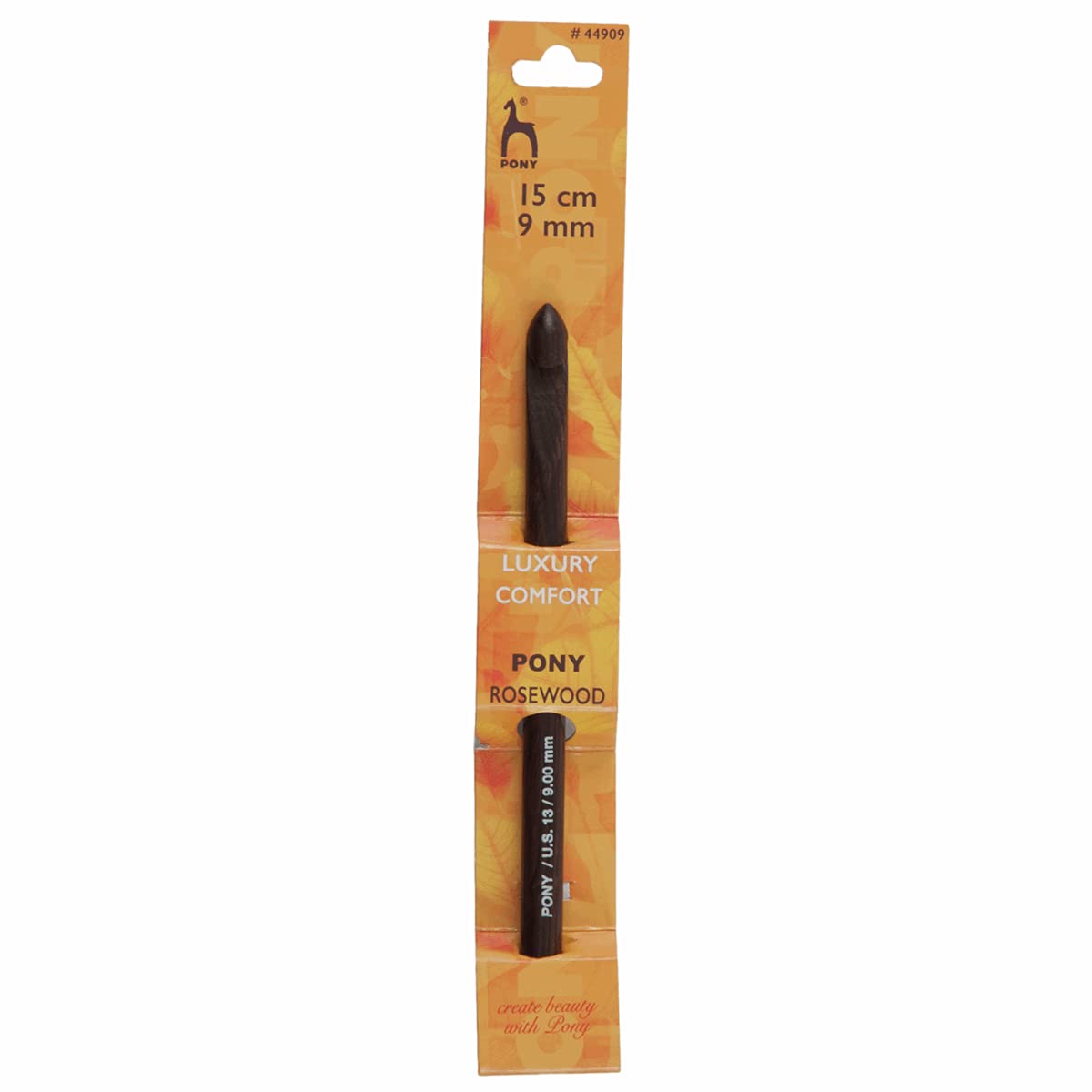 Pony Crochet Hook: Rosewood: 15cm x 9.00mm