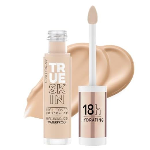 CATRICE True Skin High Cover Concealer 010 Cool Cashmere – Hohe Deckkraft & Feuchtigkeit – Natürliches, mattes Finish ohne Maskeneffekt – Makeup Vegan & Wasserfest – 4,5 ml